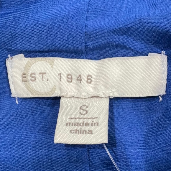 EST. 1946 king blue blazer three-quarter sleeve size S - Picture 9 of 13